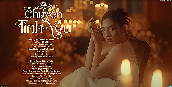 SẢN XUẤT MV CA NHẠC - Chuyện tình yêu Top 3 Sao Mai toàn quốc 2019 Phương Mai
